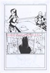 Green Arrow 14 pg 10 discarded Comic Art