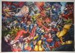 Marvel vs DC cover Comic Art