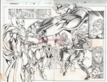 Onslaught: X-Men 1 pg 28-29 Comic Art