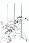 Power Man & Iron Fist 8 cover Comic Art