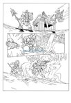 Power Rangers Dino Charge nº 5 pg 8 Comic Art