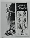 Savage Hearts Caldwell Portfolio Comic Art