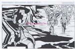 Transformers Beast Hunters 7 pg 2 patch Comic Art