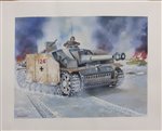 WWII illustration: Stug III Comic Art