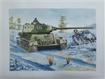 WWII illustration: T34 Comic Art